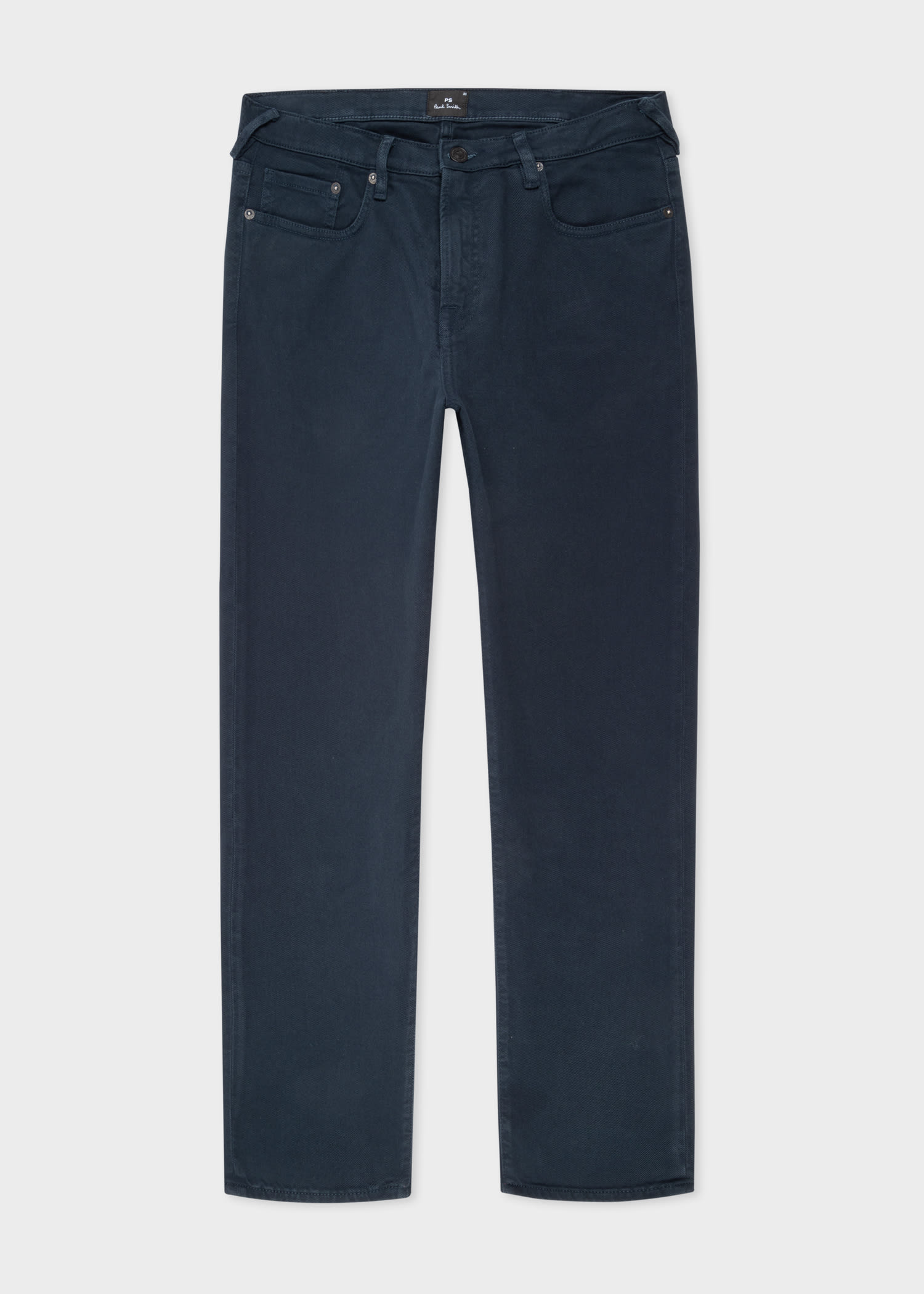 폴 스미스 청바지 Paul Smith Mens Tapered-Fit Navy Cotton Jeans