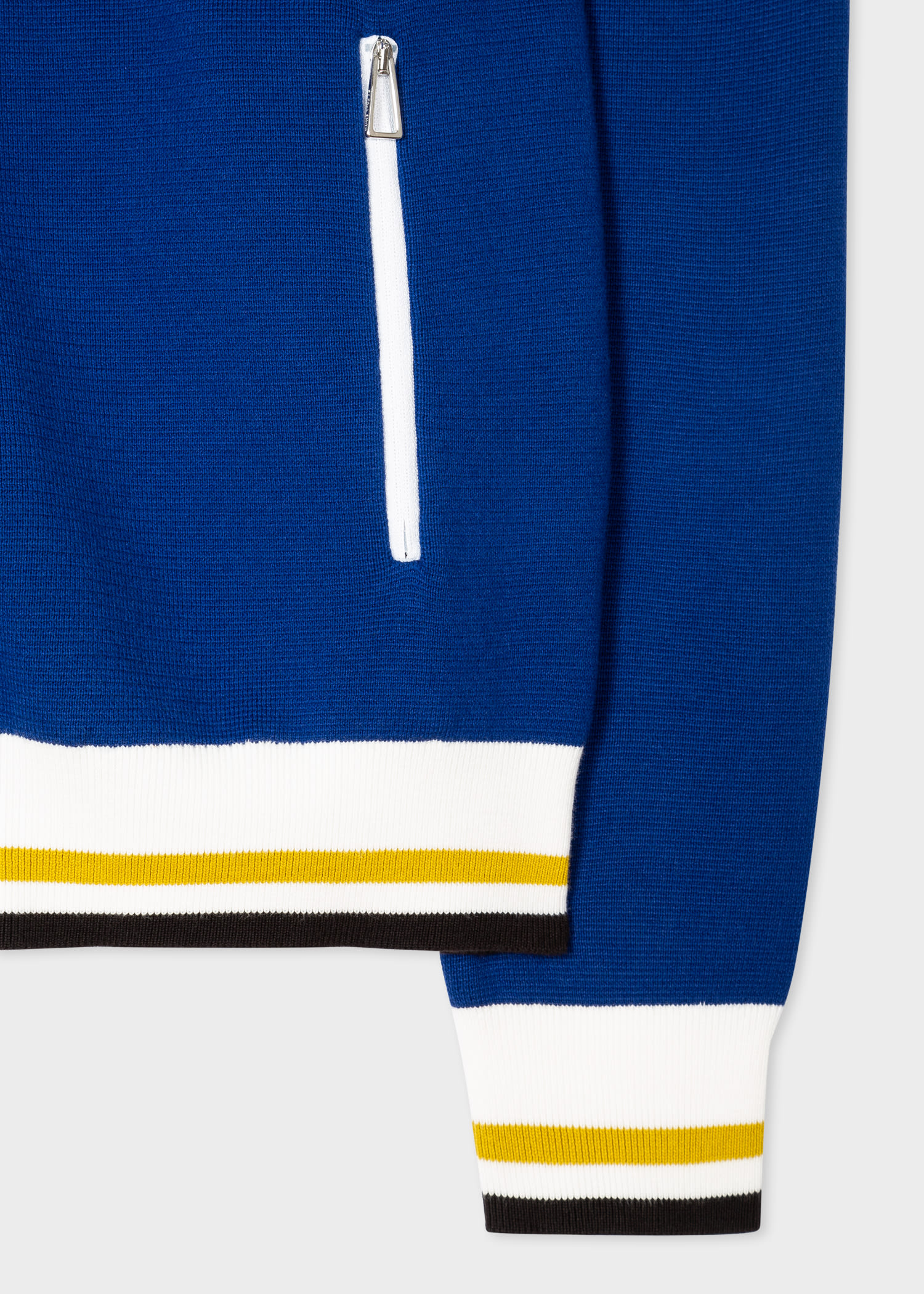 Blue Happy Cotton Zip Top Paul Smith Asia Blue Happy Cotton Zip Top Paul Smith Asia