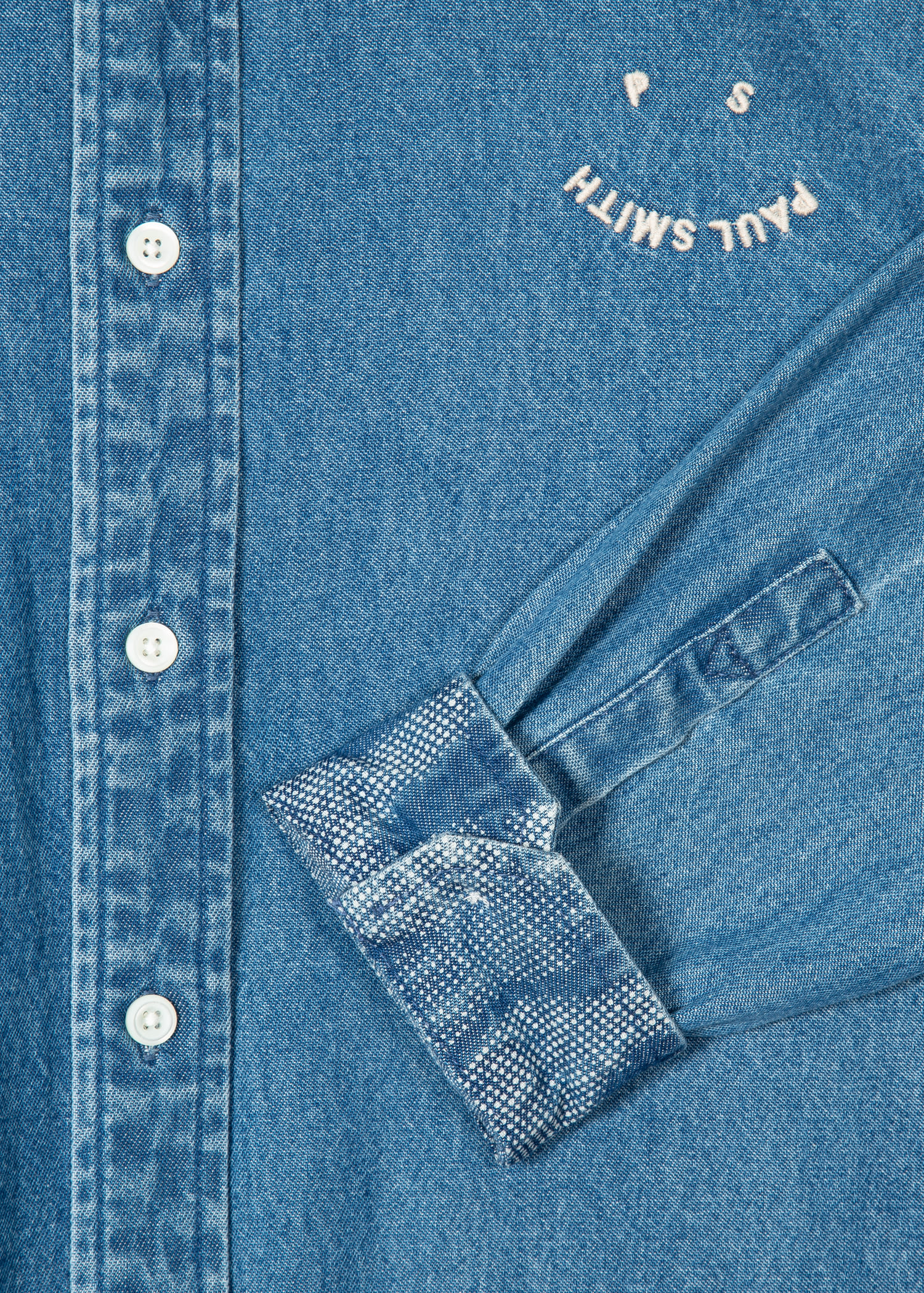 Tailored Fit Denim Happy Shirt Paul Smith Asia