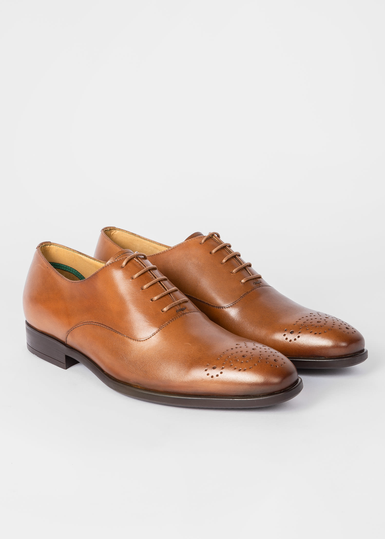 Mens tan leather shoes