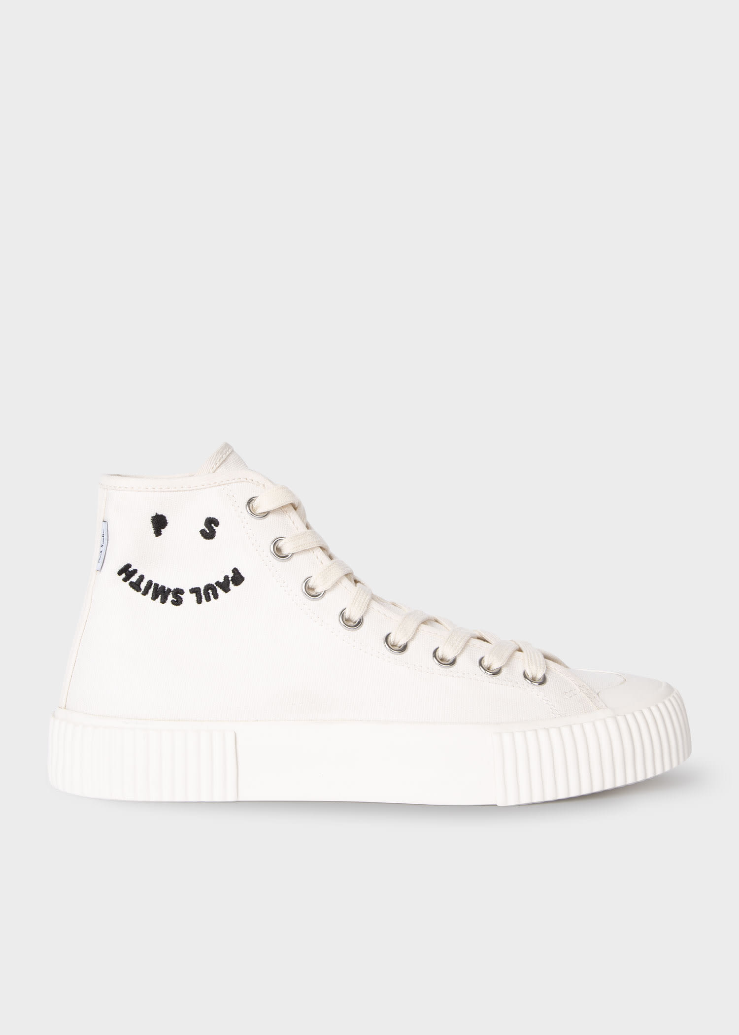 White Canvas 'Kibby' Sneakers
