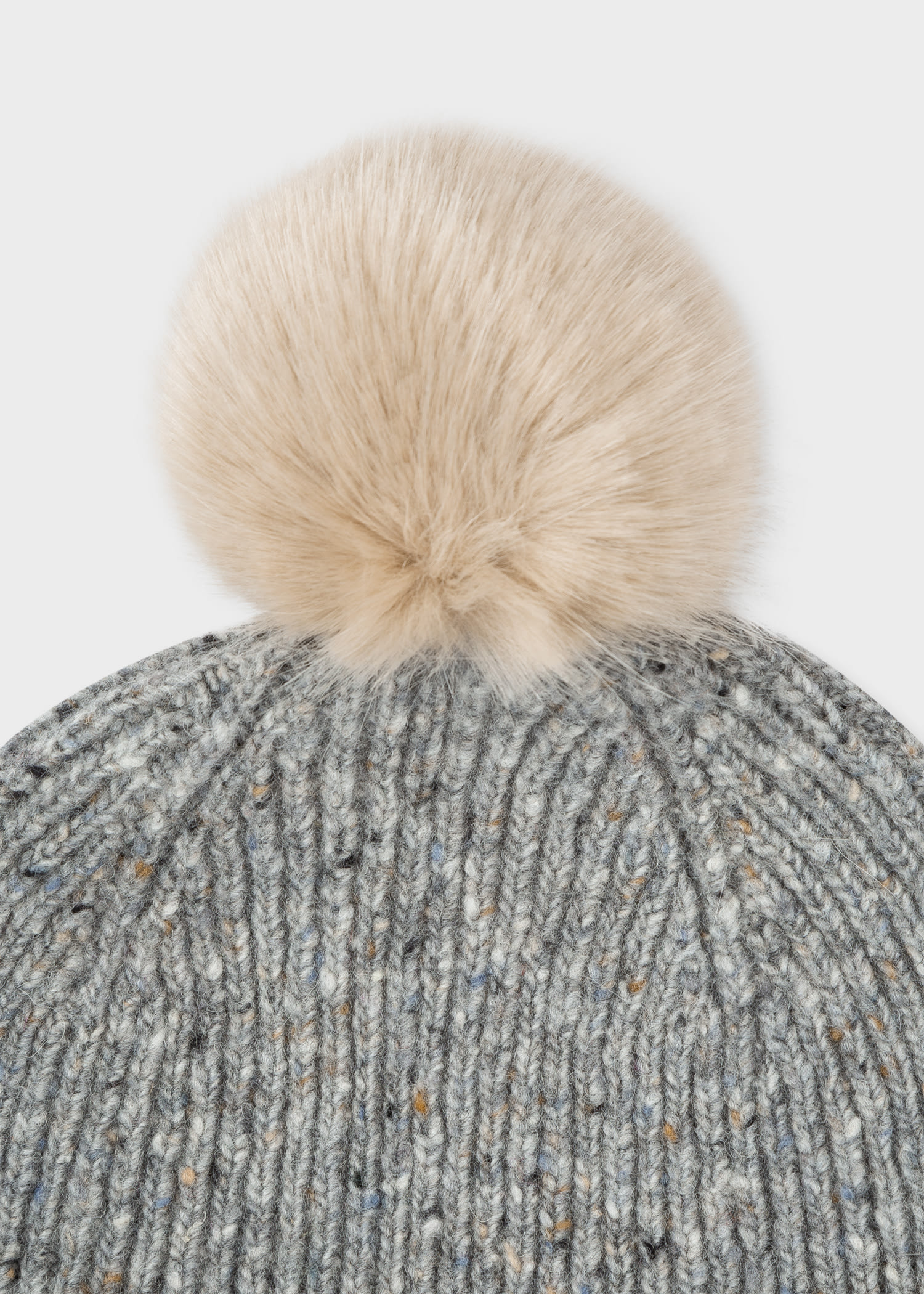 Wool bobble hat womens