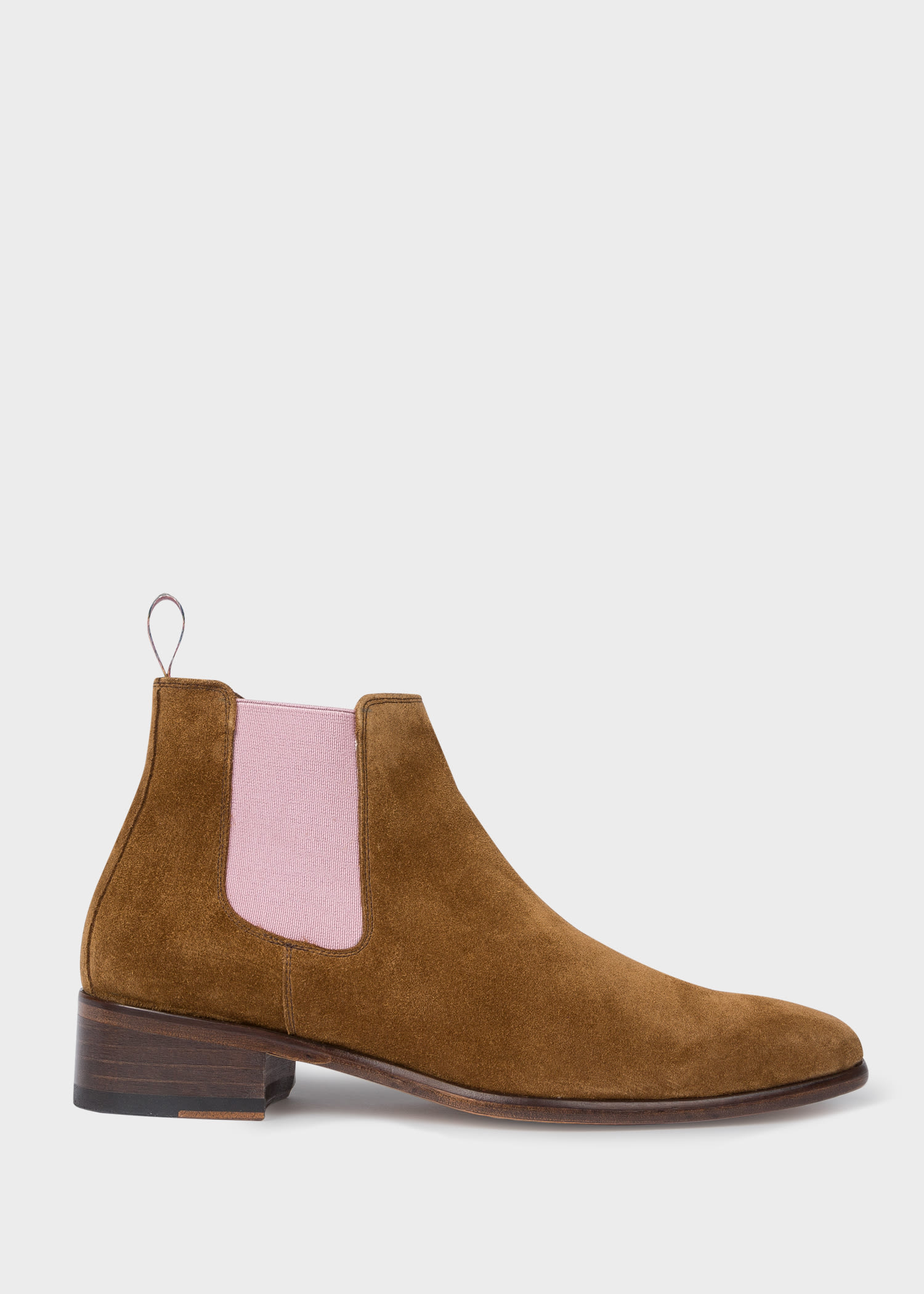 Women's Tan Suede Boots Paul Smith