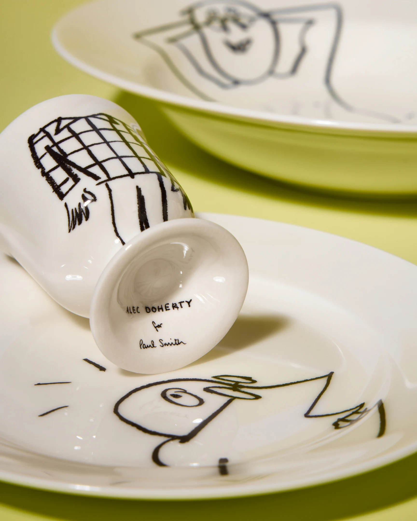 Alec Doherty for Paul Smith Bone China Salad Bowl