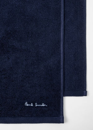 Paul Smith Navy 'Signature Stripe' Bath Sheet