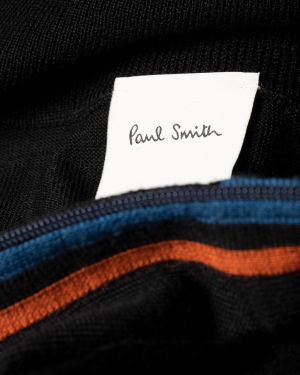 Paul Smith Merino 'Artist Stripe' Zip-Through Cardigan