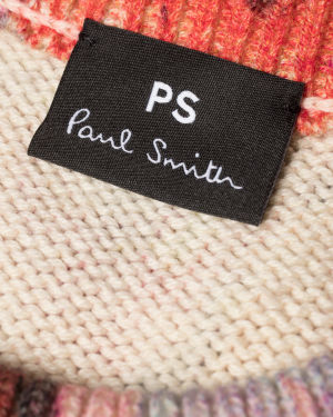 Paul Smith Pink Marble Knitted Vest