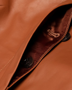 Brown Leather Jacket Paul Smith