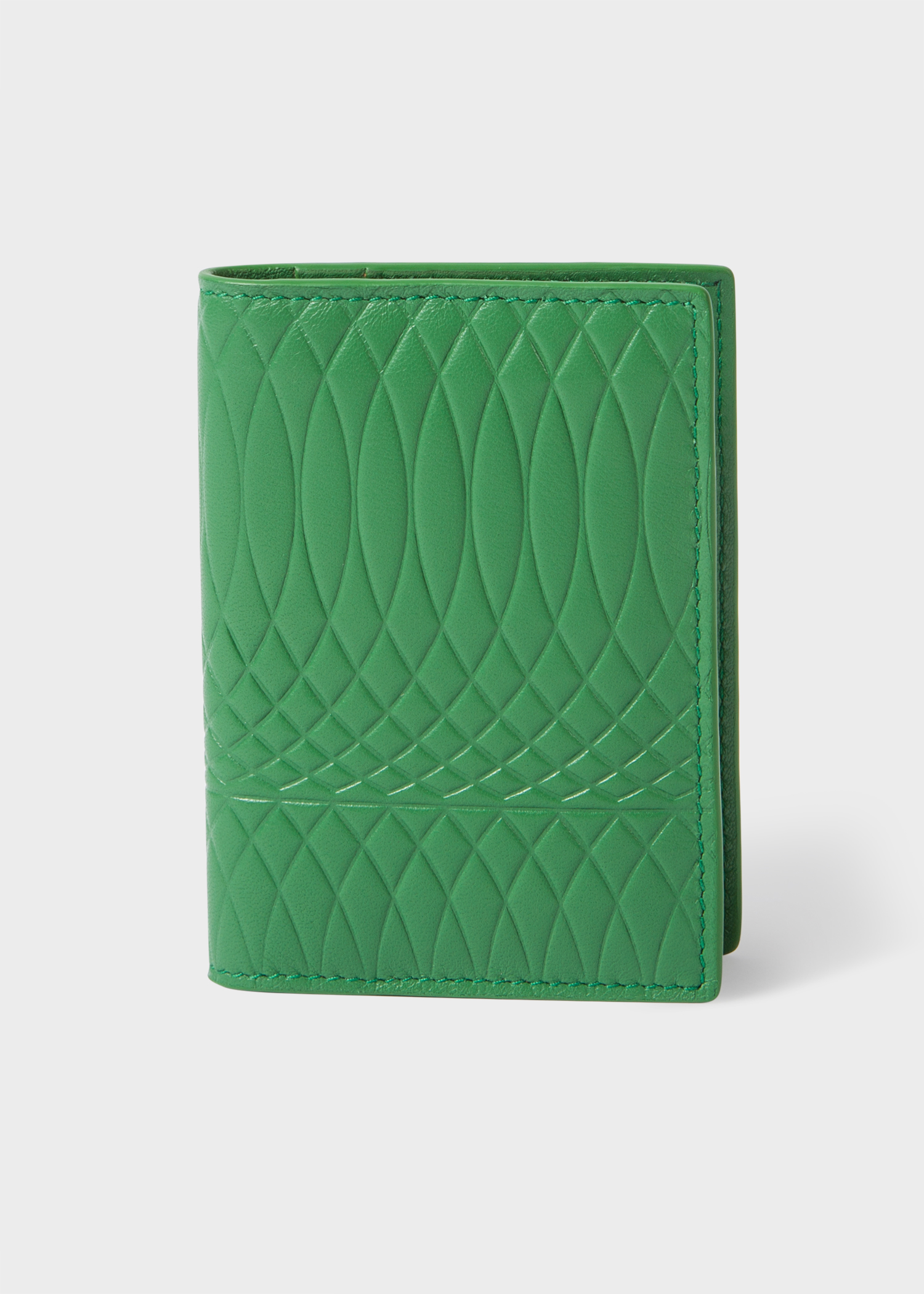 Paul Smith No.9 | Men's Green Leather Credit Card Wallet - Paul Smith