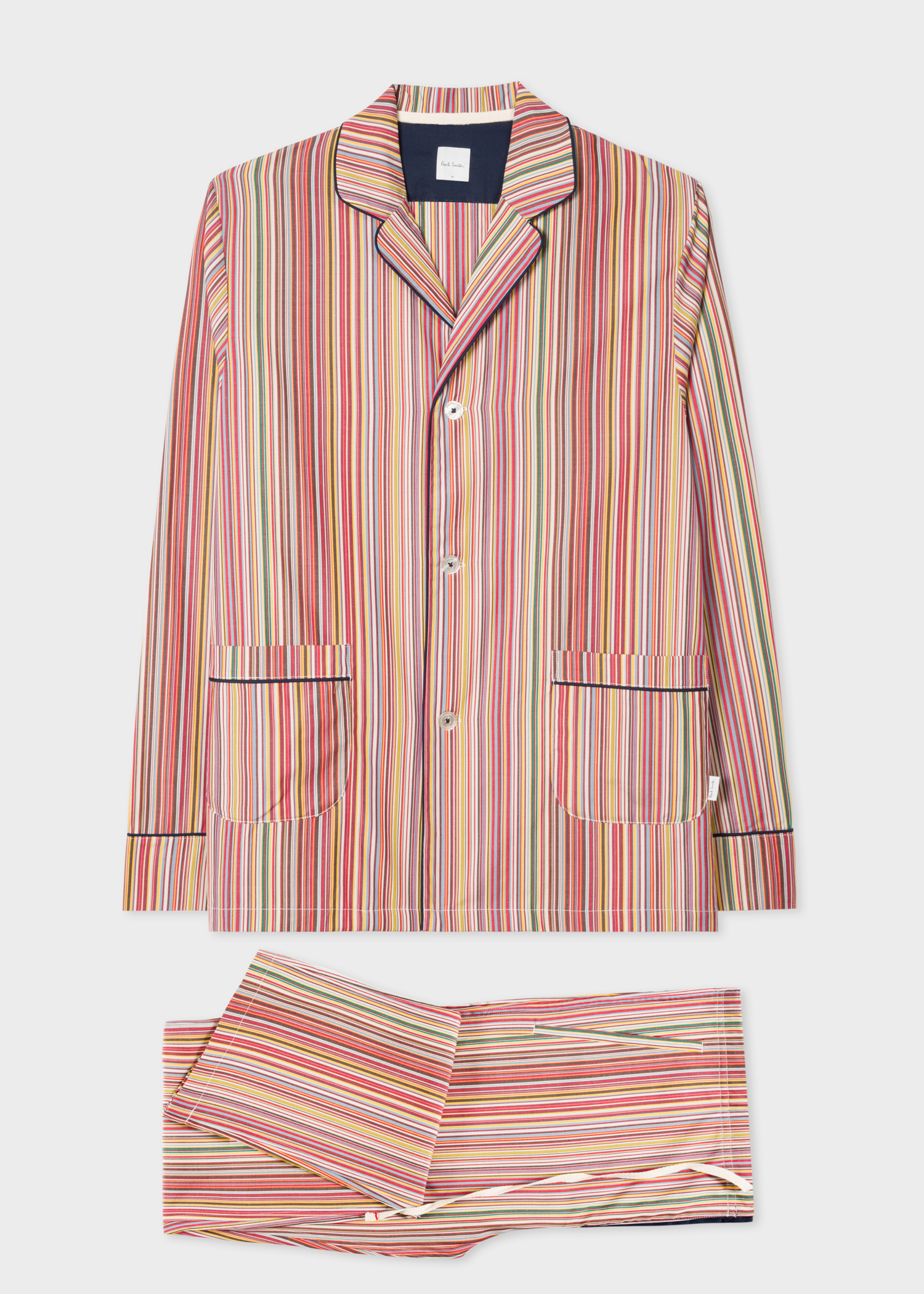 Men's Signature Stripe Cotton Pyjama Set - Paul Smith