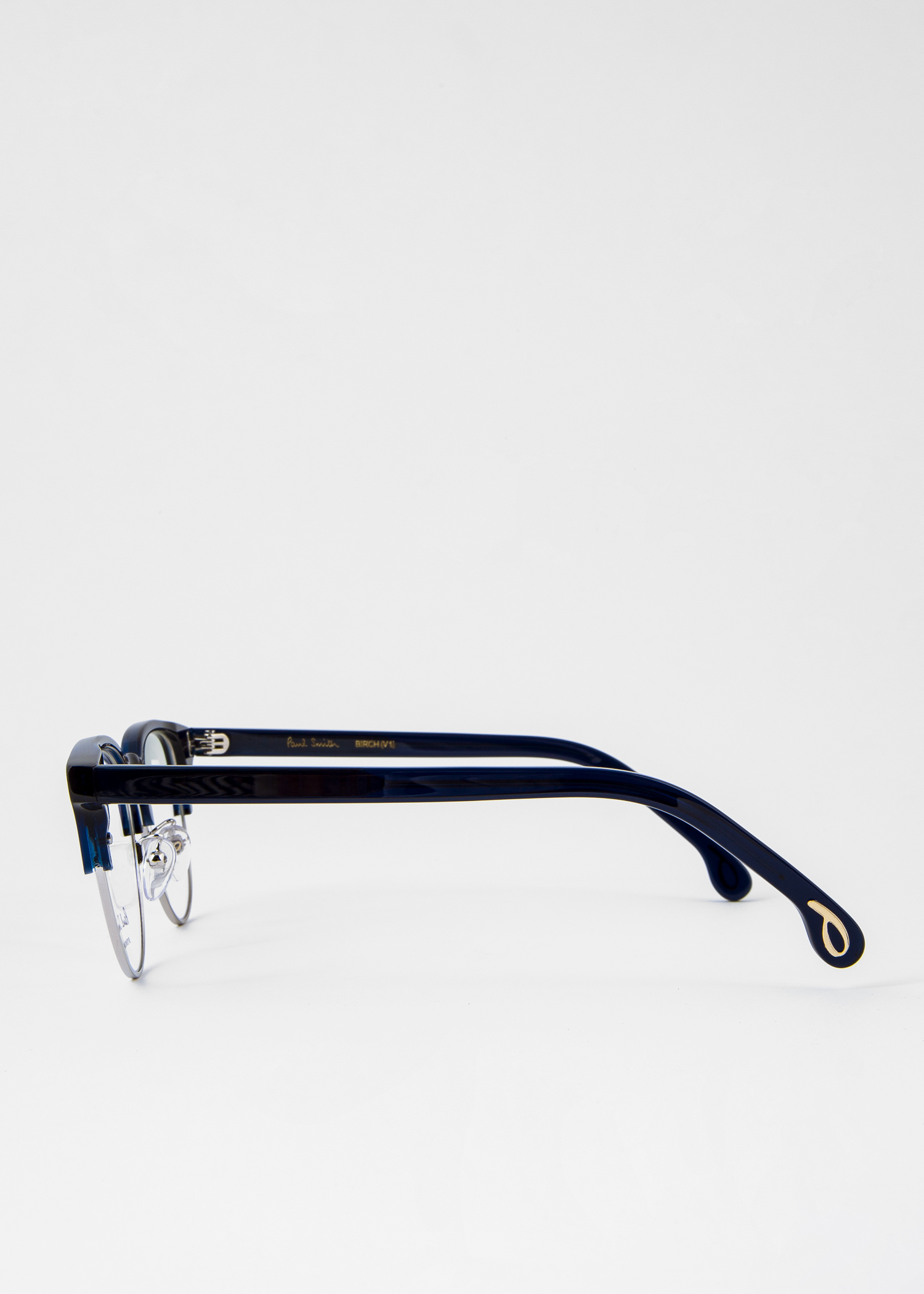 Side view - Paul Smith Deep Navy 'Birch' Spectacles