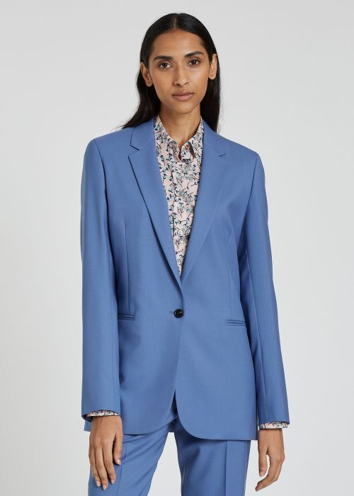 Women's Designer Suits | Check & Pinstripe Trouser Suits - Paul Smith