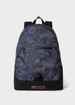 black camouflage backpack