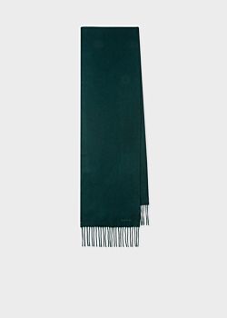 green cashmere scarf