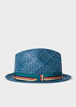 paul smith straw trilby hat