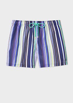 paul smith classic stripe swim shorts