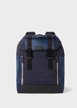 mens navy backpack