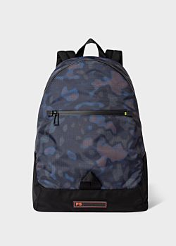 camo canvas backpack