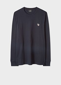 navy logo sweatshirt