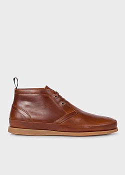 paul smith cleon boots brown leather