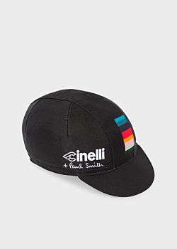 black cycling cap