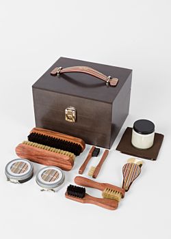 Luxury Wooden Shoe Care Kit - Paul 