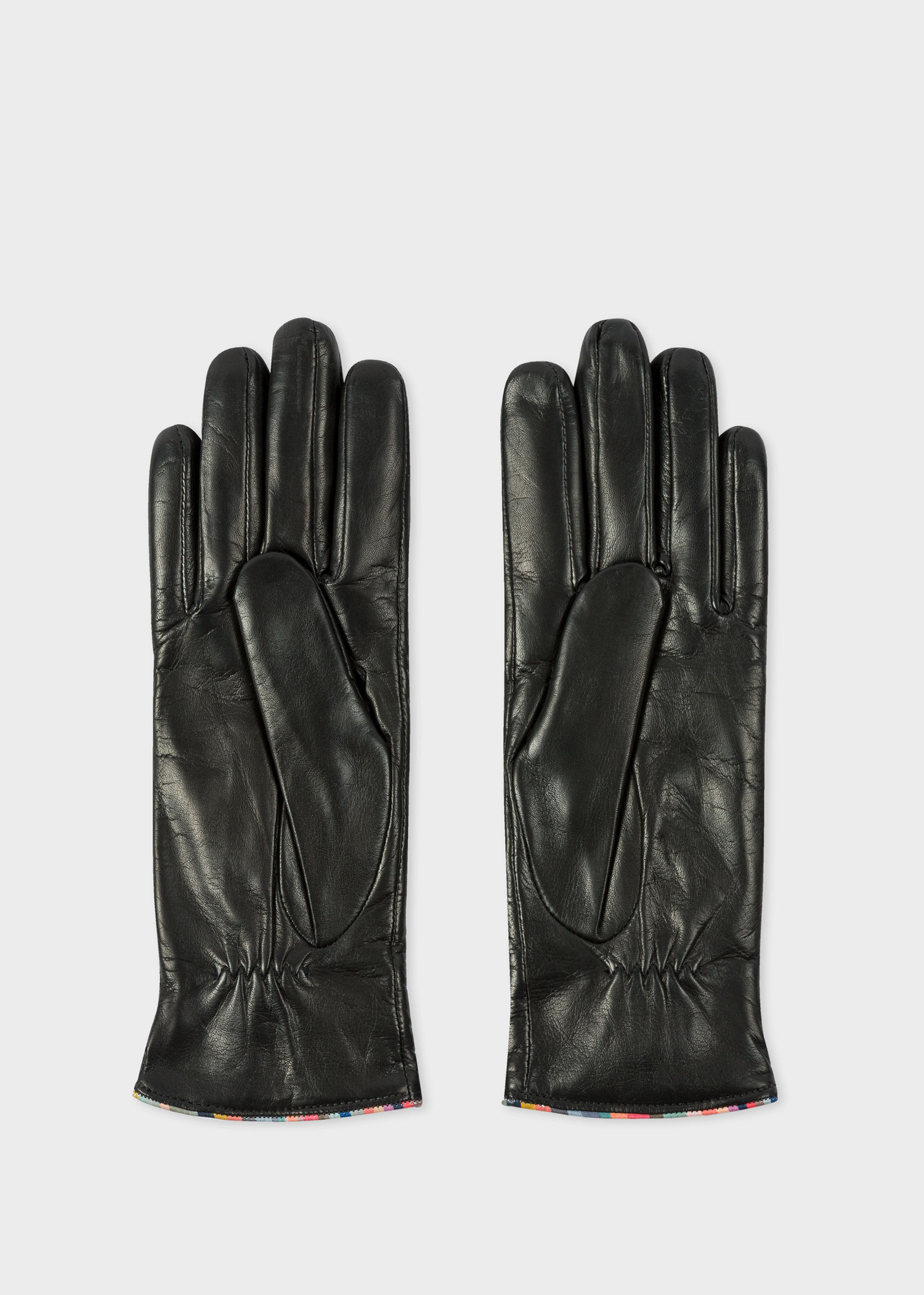 Women's 'Swirl' Black Gloves - Paul Smith US