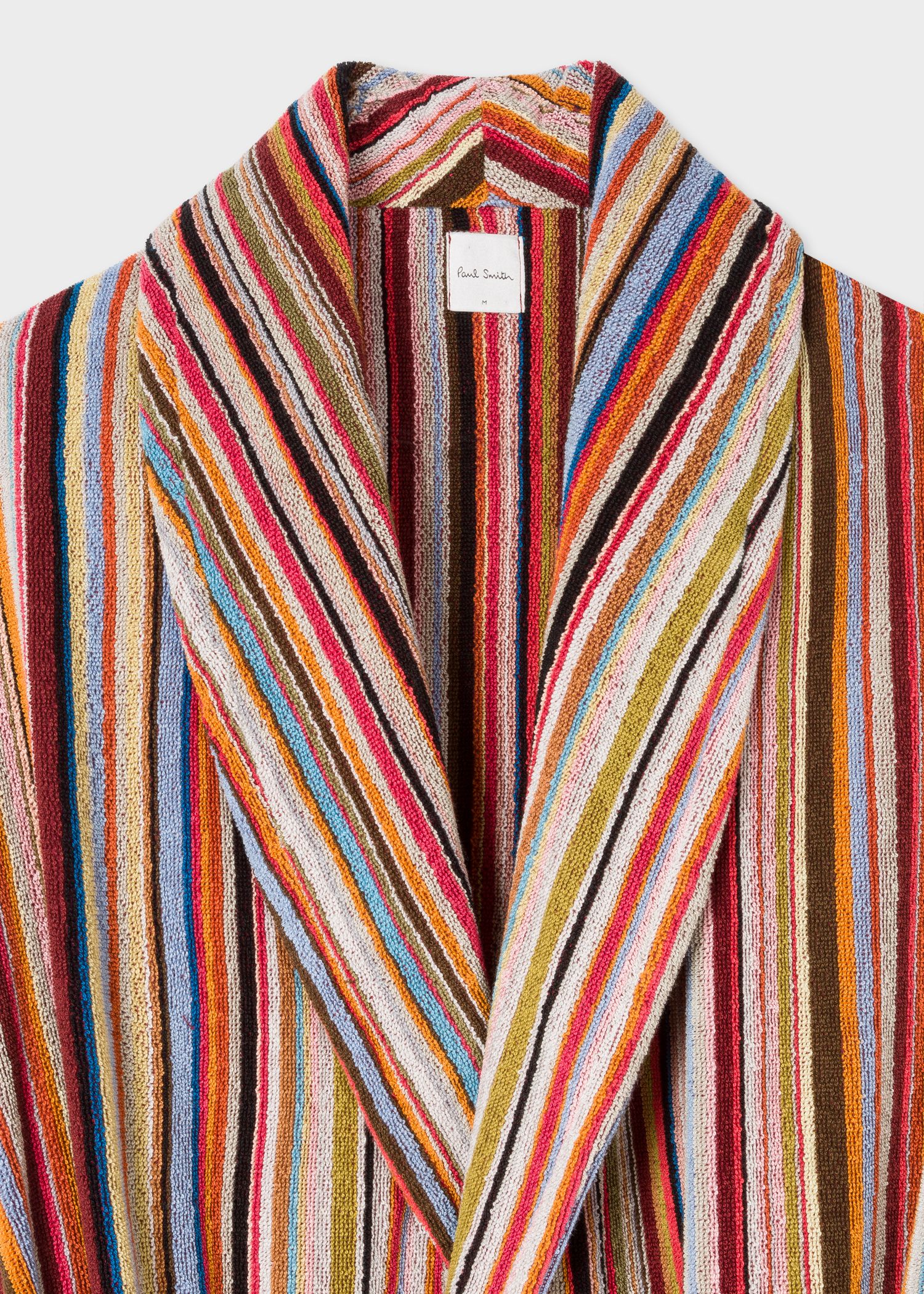 Men's 'Signature Stripe' Cotton Dressing Gown - Paul Smith