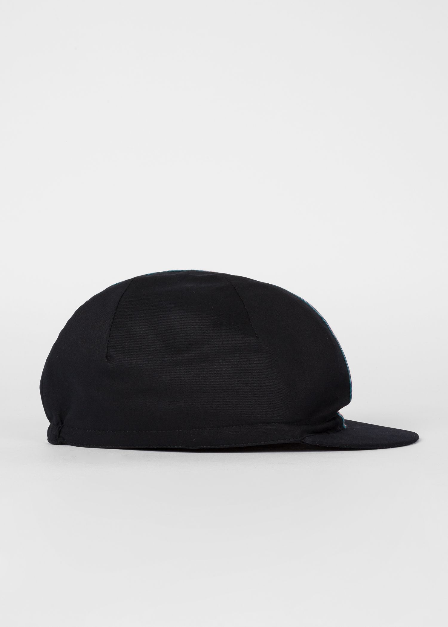 black cycling hat