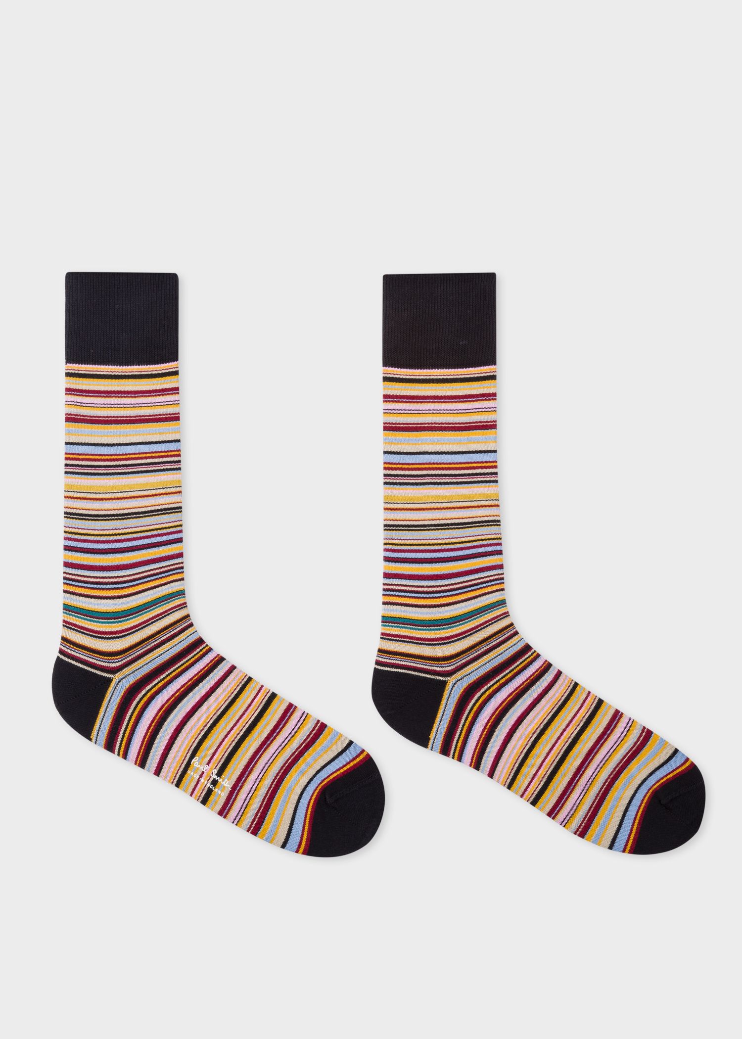 Men's Signature Stripe Socks Three Pack - Paul Smith US