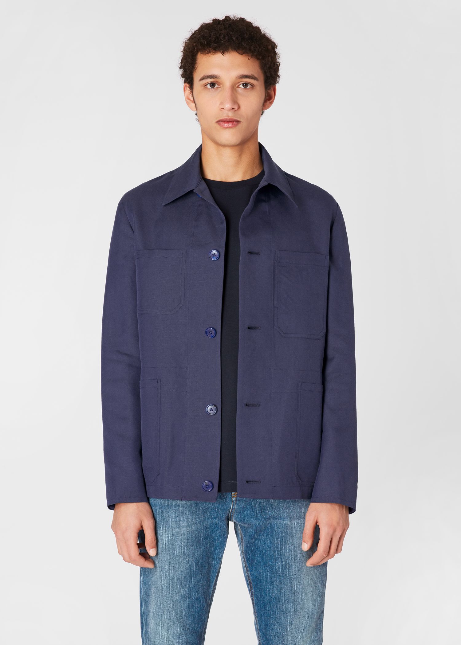 button up work jacket