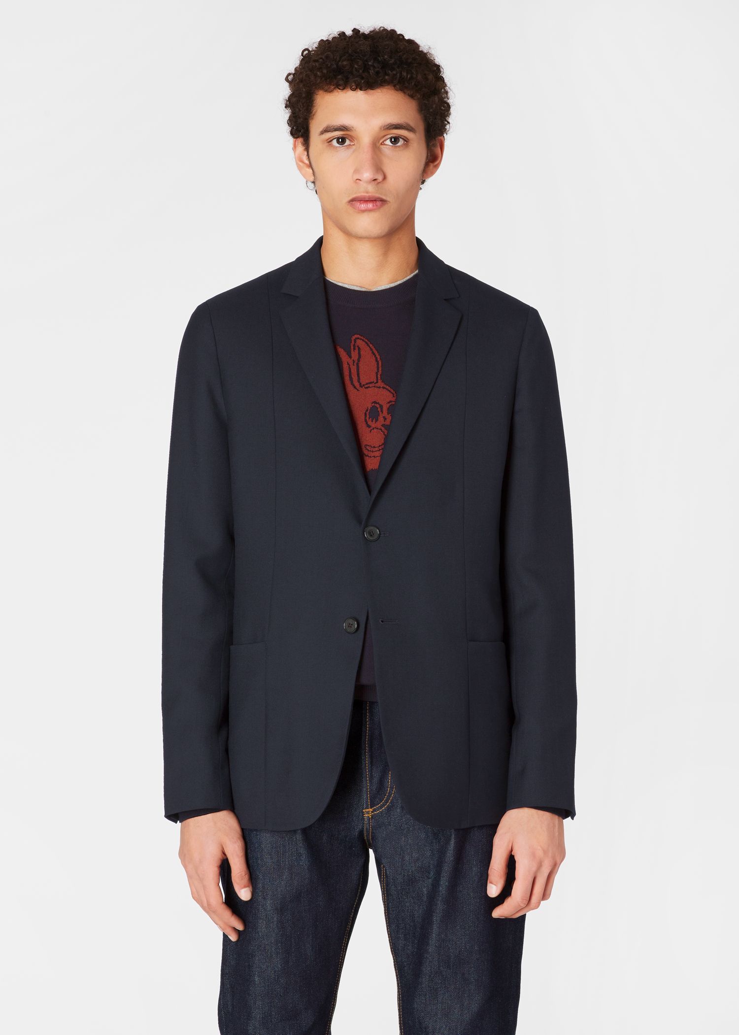 men's tailored fit blazer