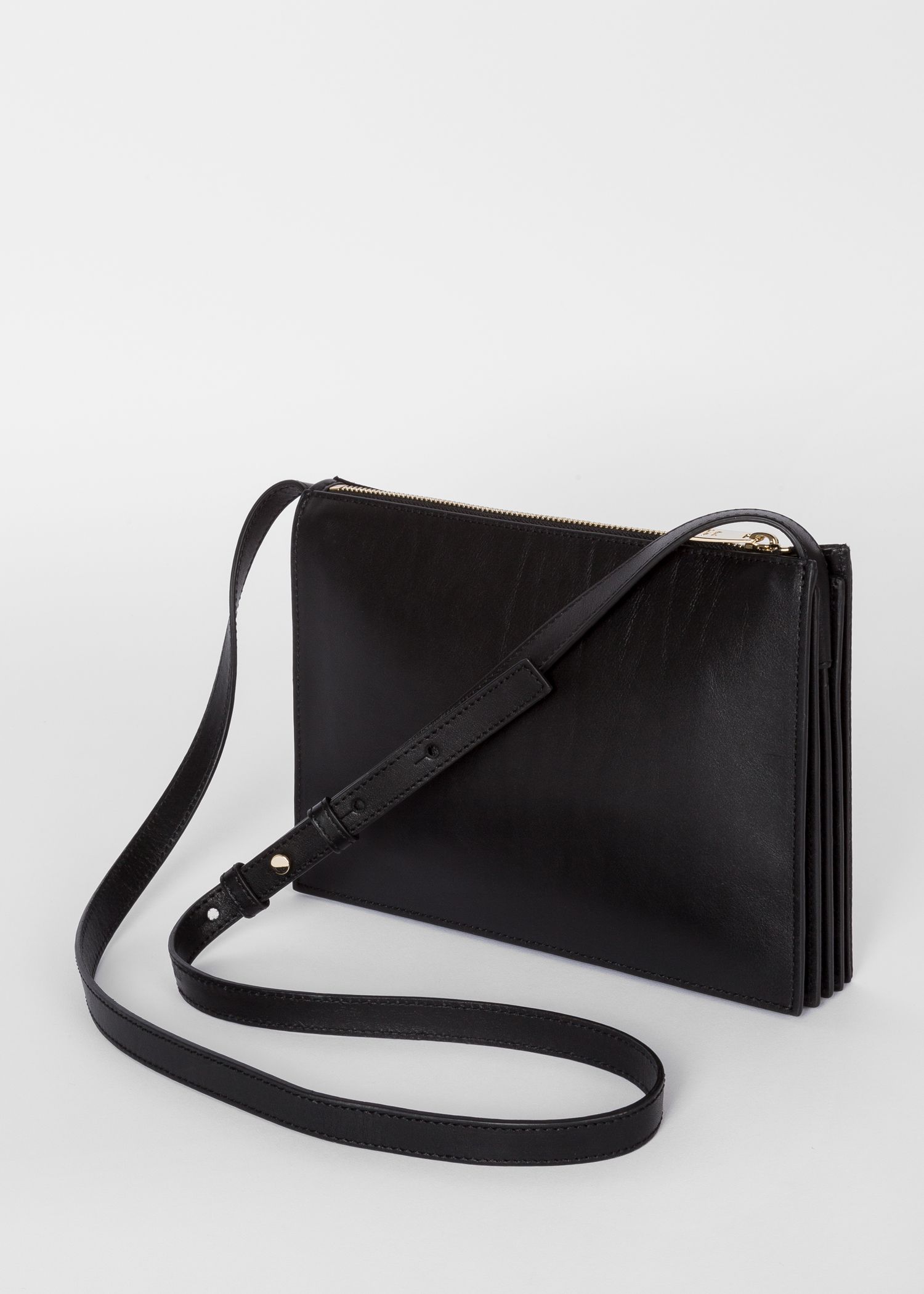 allsaints blake leather shoulder bolsa