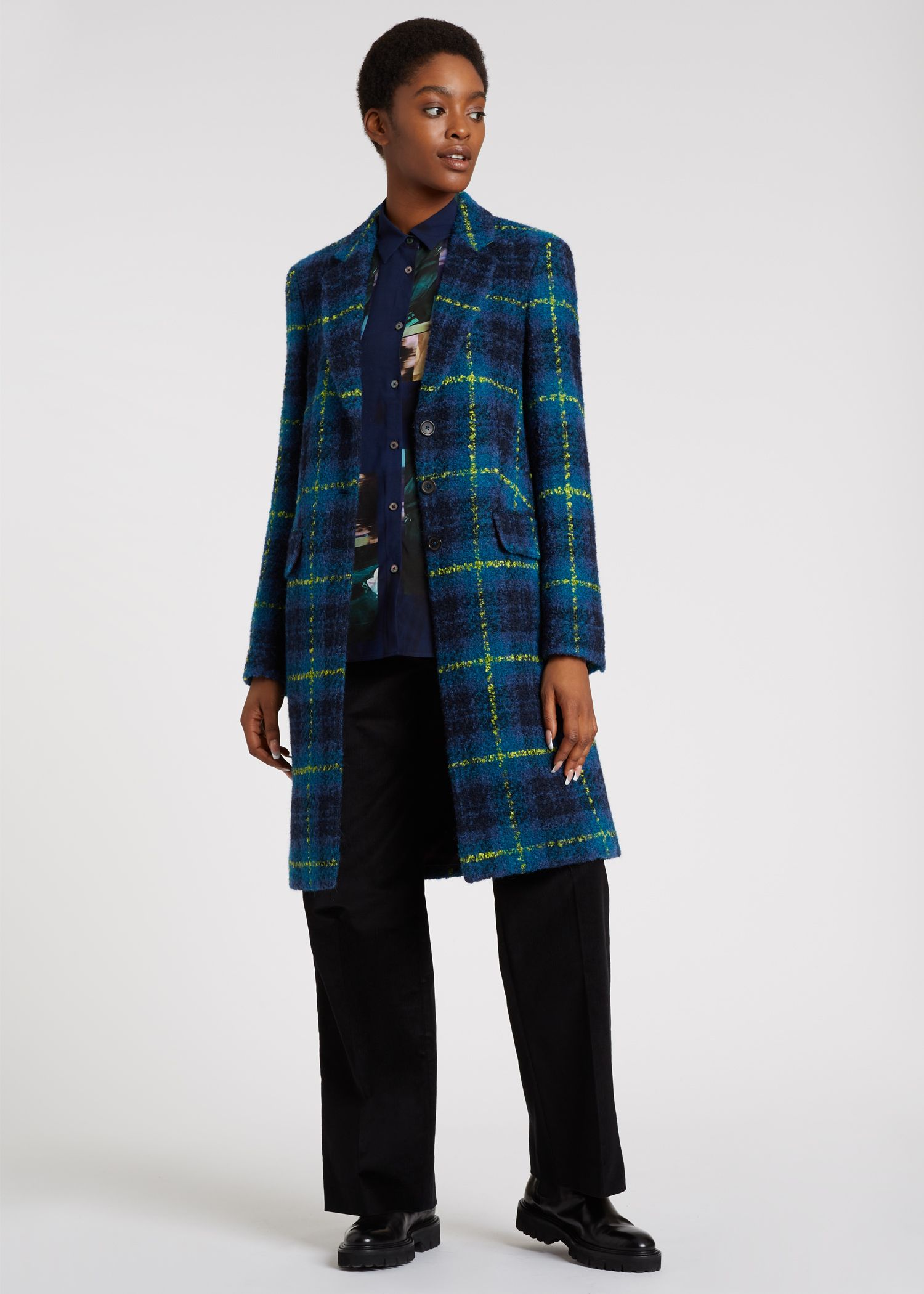 paul smith boucle coat