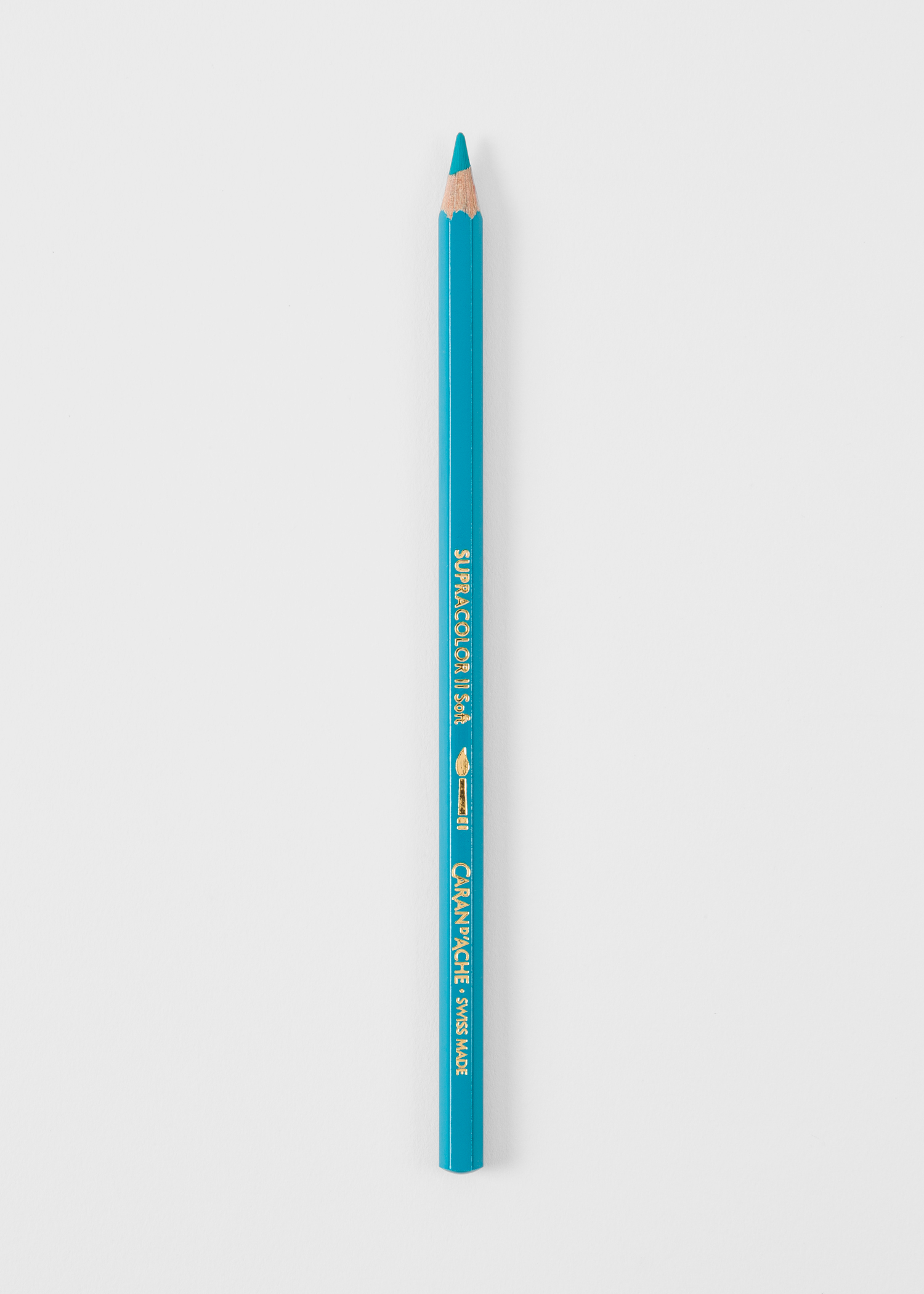 Pencil view - Caran d'Ache + Paul Smith - 'Artist Stripe' SUPRACOLOR® 8 Pencil Set