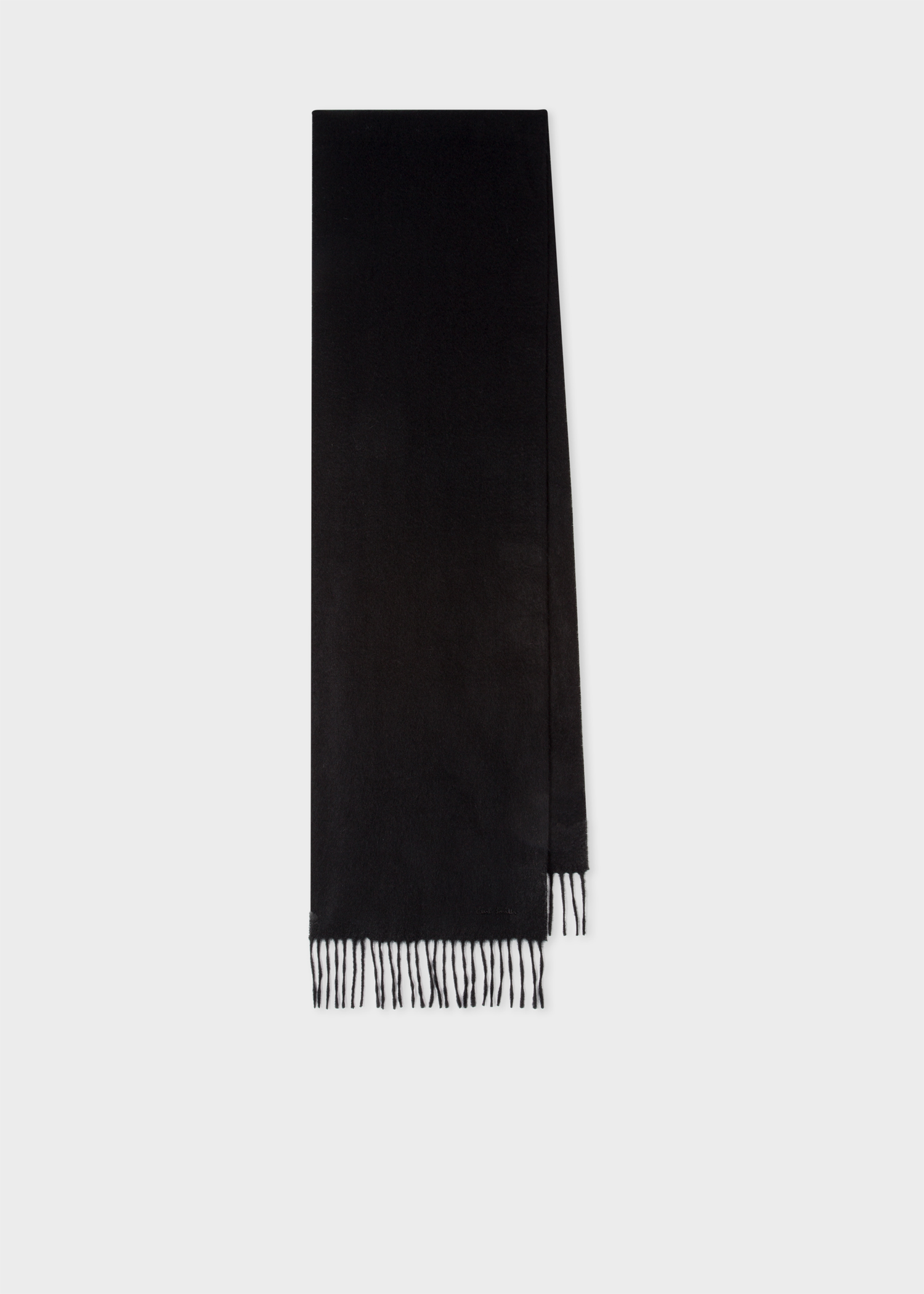 Black Cashmere Scarf by Paul Smith