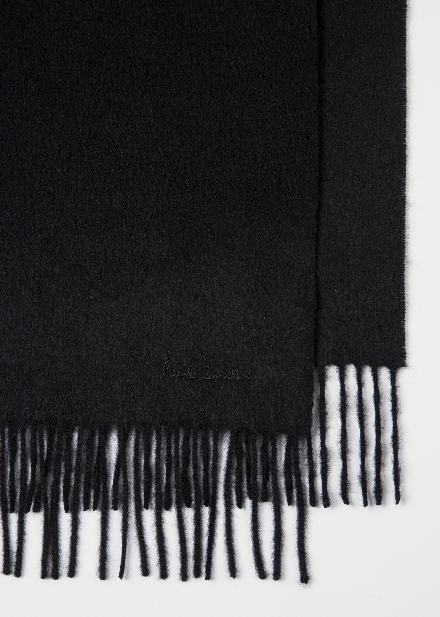 Black Cashmere Scarf by Paul Smith