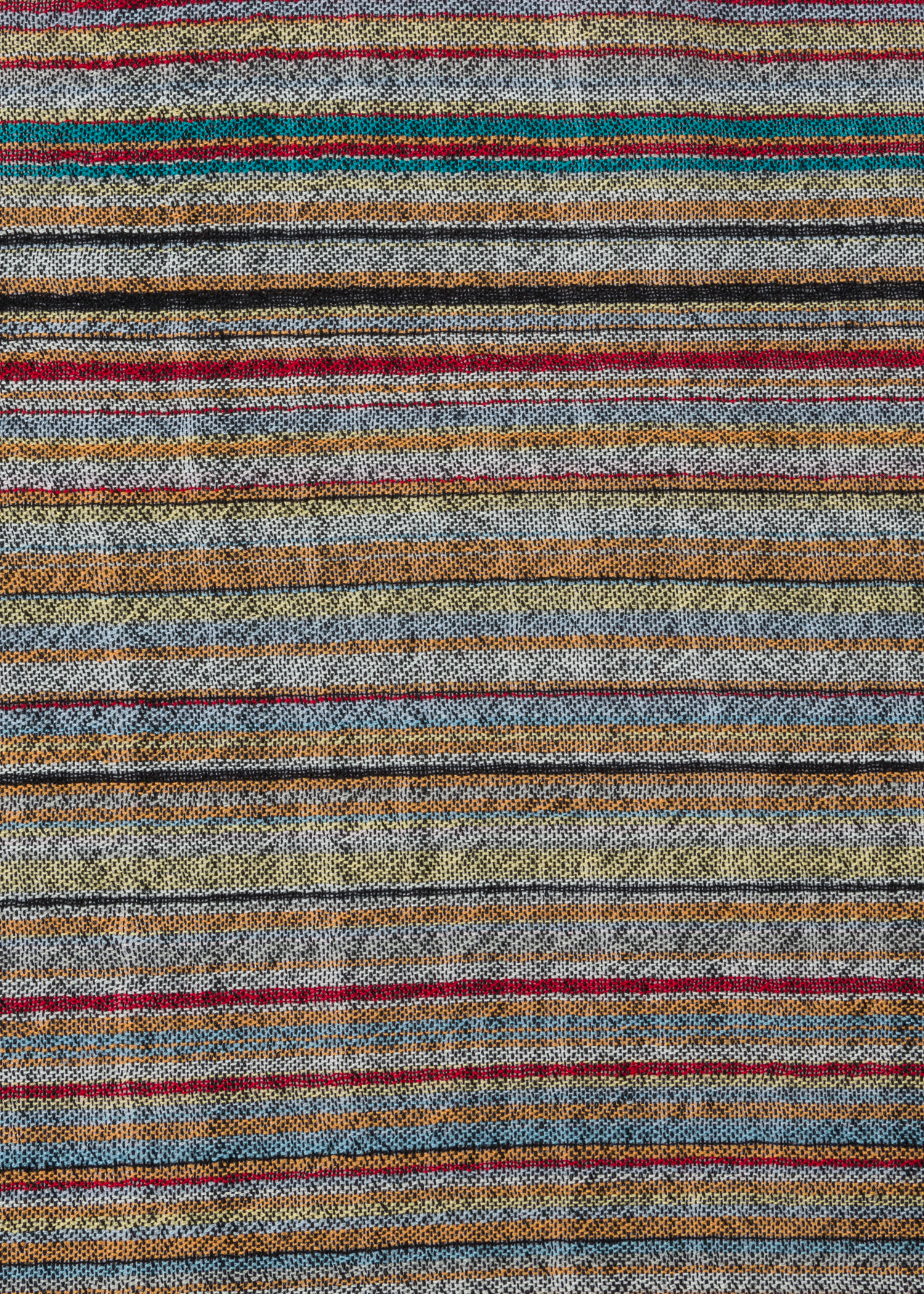 Men's Signature Stripe Mercerised Wool Scarf Paul Smith