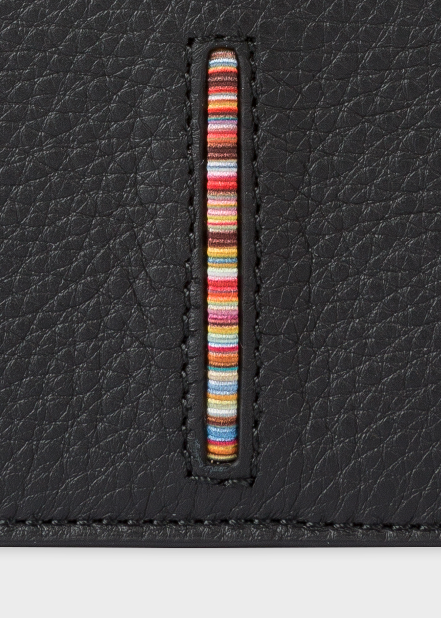Detail view - Men's Black Leather Credit Card Holder Paul Smith