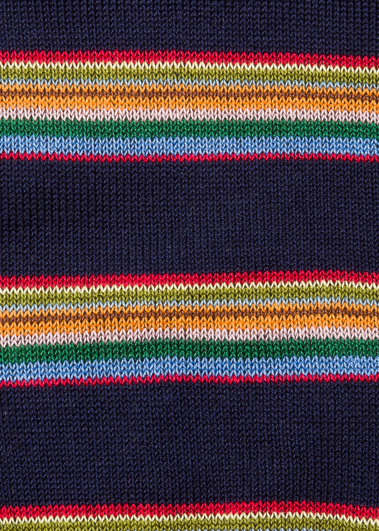 Men's Navy Multicolored Stripe Block Loafer Socks Paul Smith