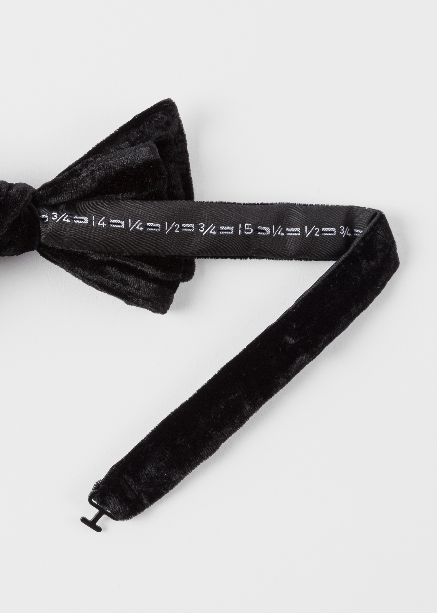 Vue détaillée - Noeud Papillon Homme Noir En Velours Paul Smith