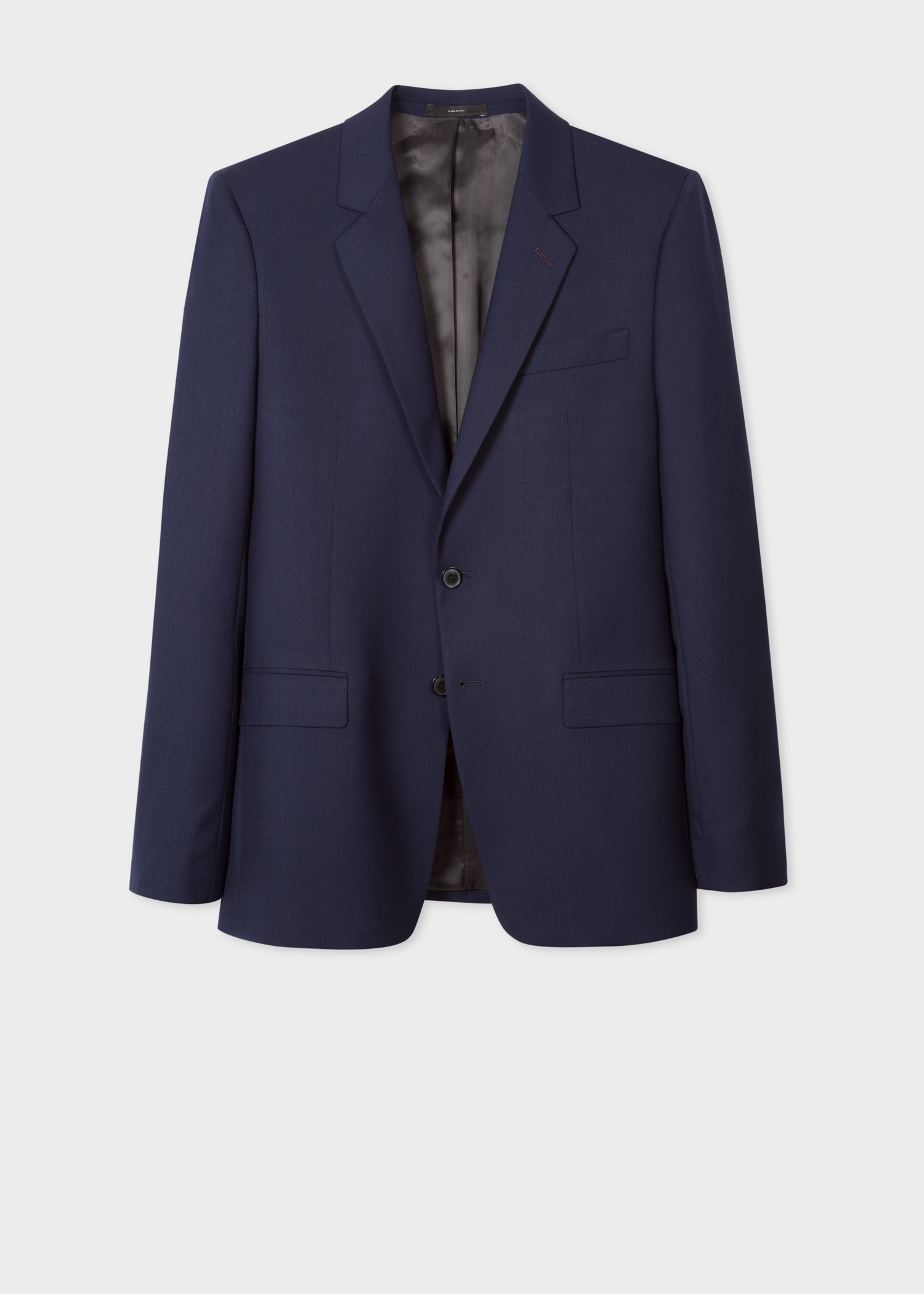 Blazer view - The Piccadilly - Men's Tailored-Fit Navy Blue Wool Suit 'A Suit To Travel In'
