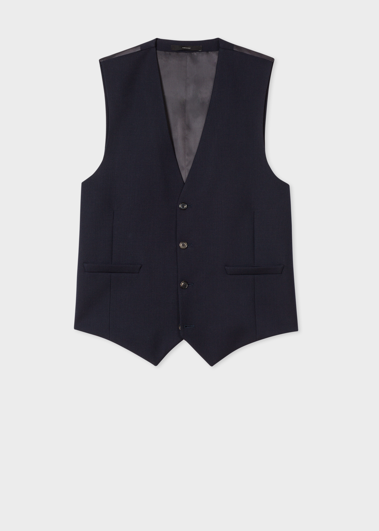 Gilet De Costume Paul Smith Homme 'A Suit To Travel In' Bleu Marine En  Laine Coupe Ajustée