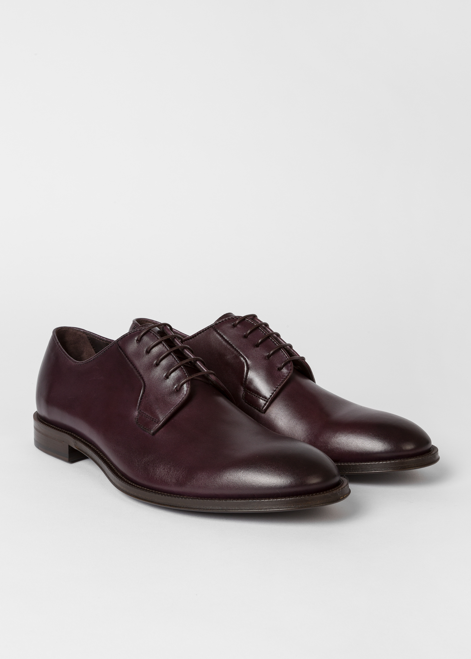 eb Ja Speciaal Men's Dark Purple Leather 'Chester' Flexible Travel Shoes