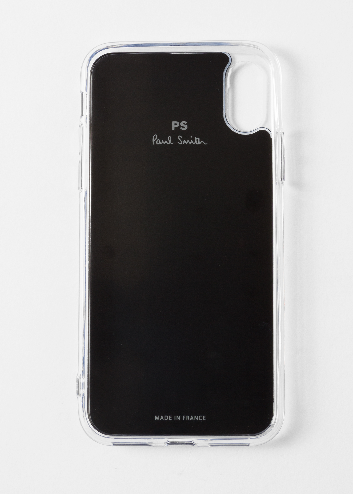 Internal view close up - 'Live Faster' iPhone X Case Paul Smith