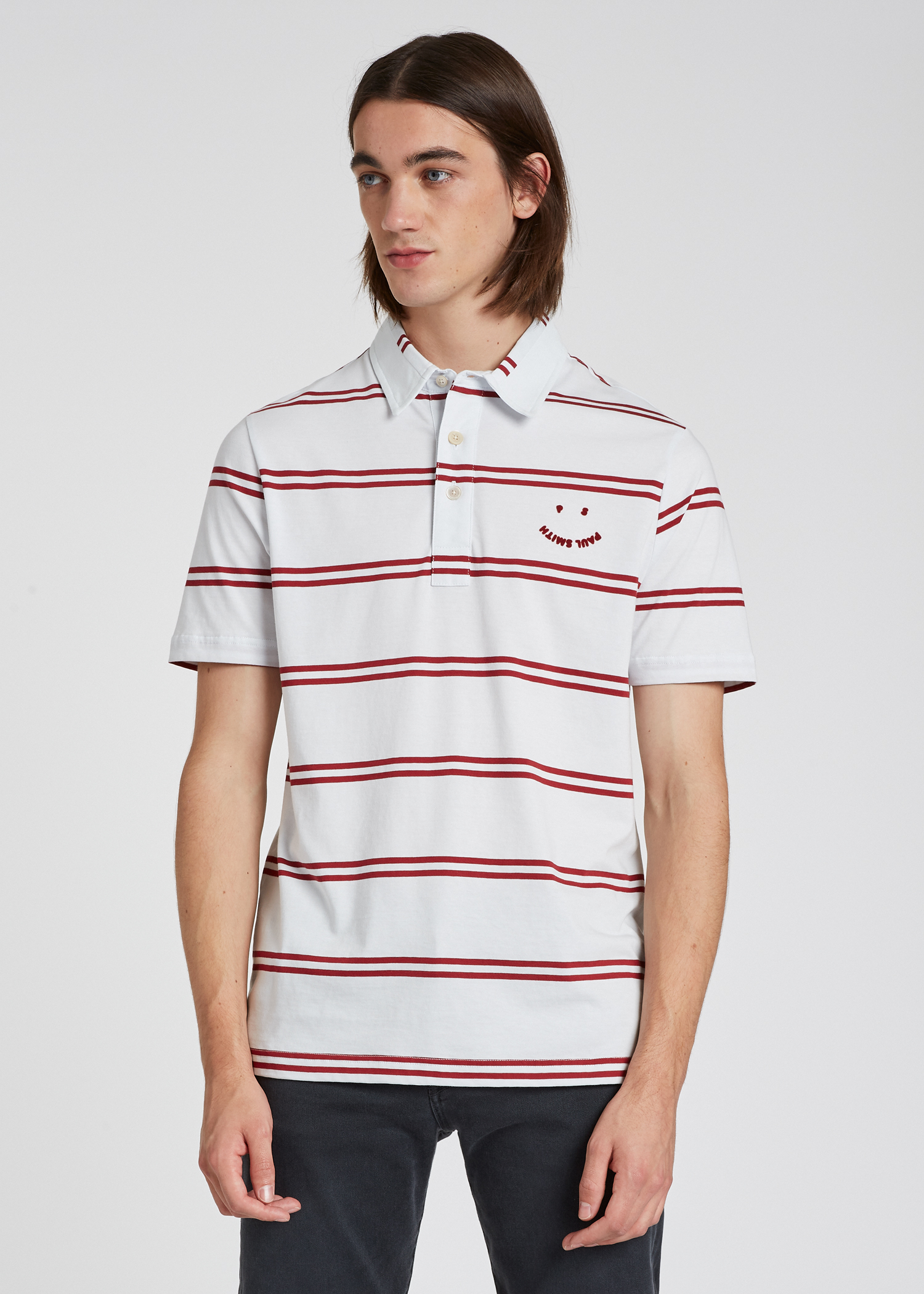 폴 스미스 폴로 셔츠 Paul Smith Stripe Happy Polo Shirt