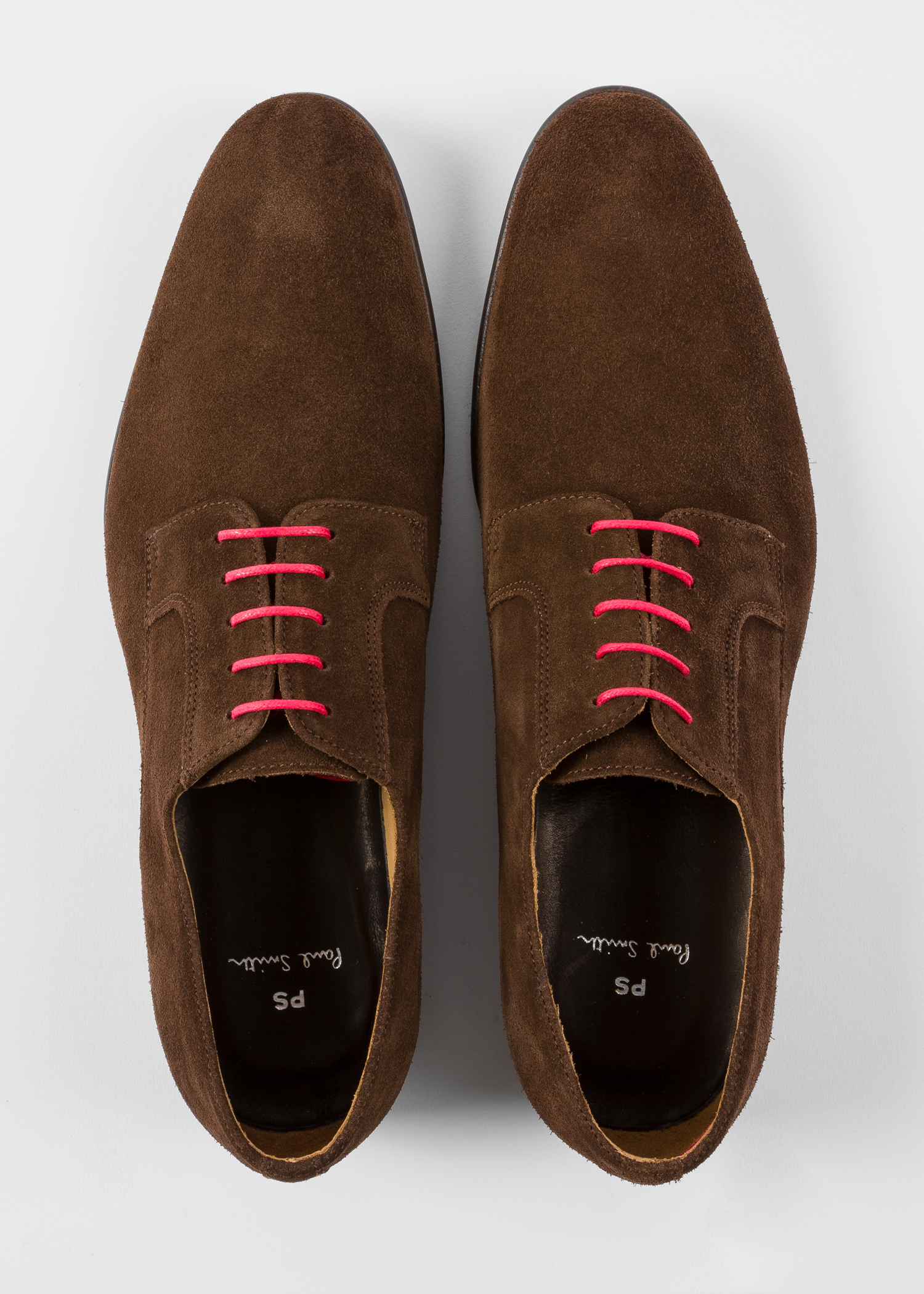 Men's Chocolate Brown Suede Leather 'Gould' Derby Shoes