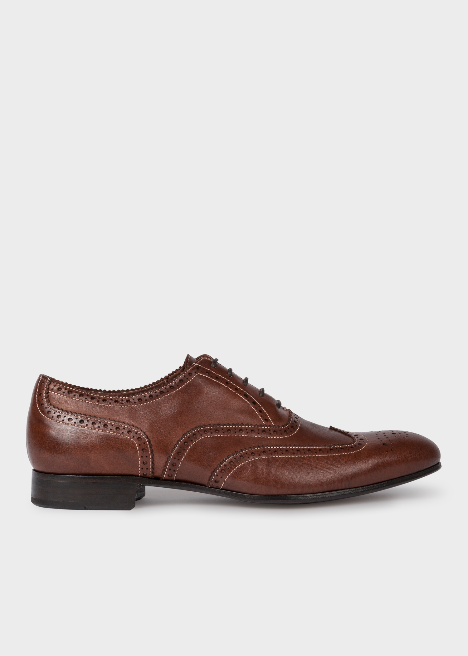 Men's Chocolate Brown Leather 'Miller' Oxford Shoes