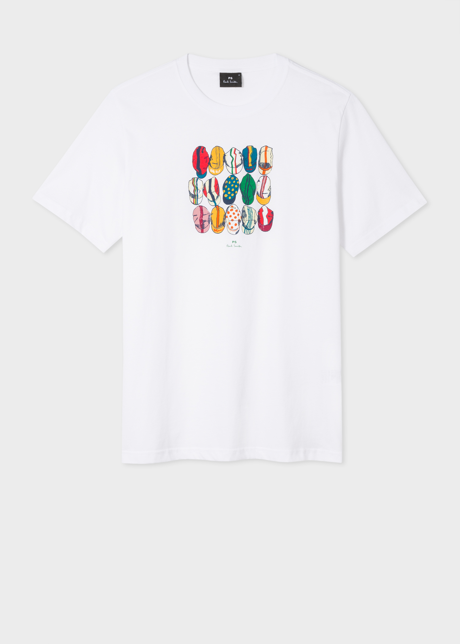 Paul Smith Men's T-Shirt M White 100% Cotton