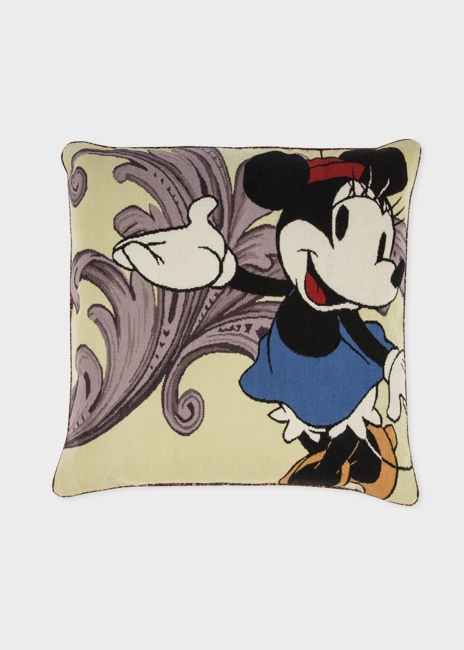 Paul Smith And Disney For The Rug Company Minnie Victorian Scroll Paul Smith And Disney For The Rug Company Minnie Victorian Scroll Tapestry Cushion